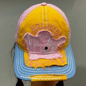 True religion Trucker hat.